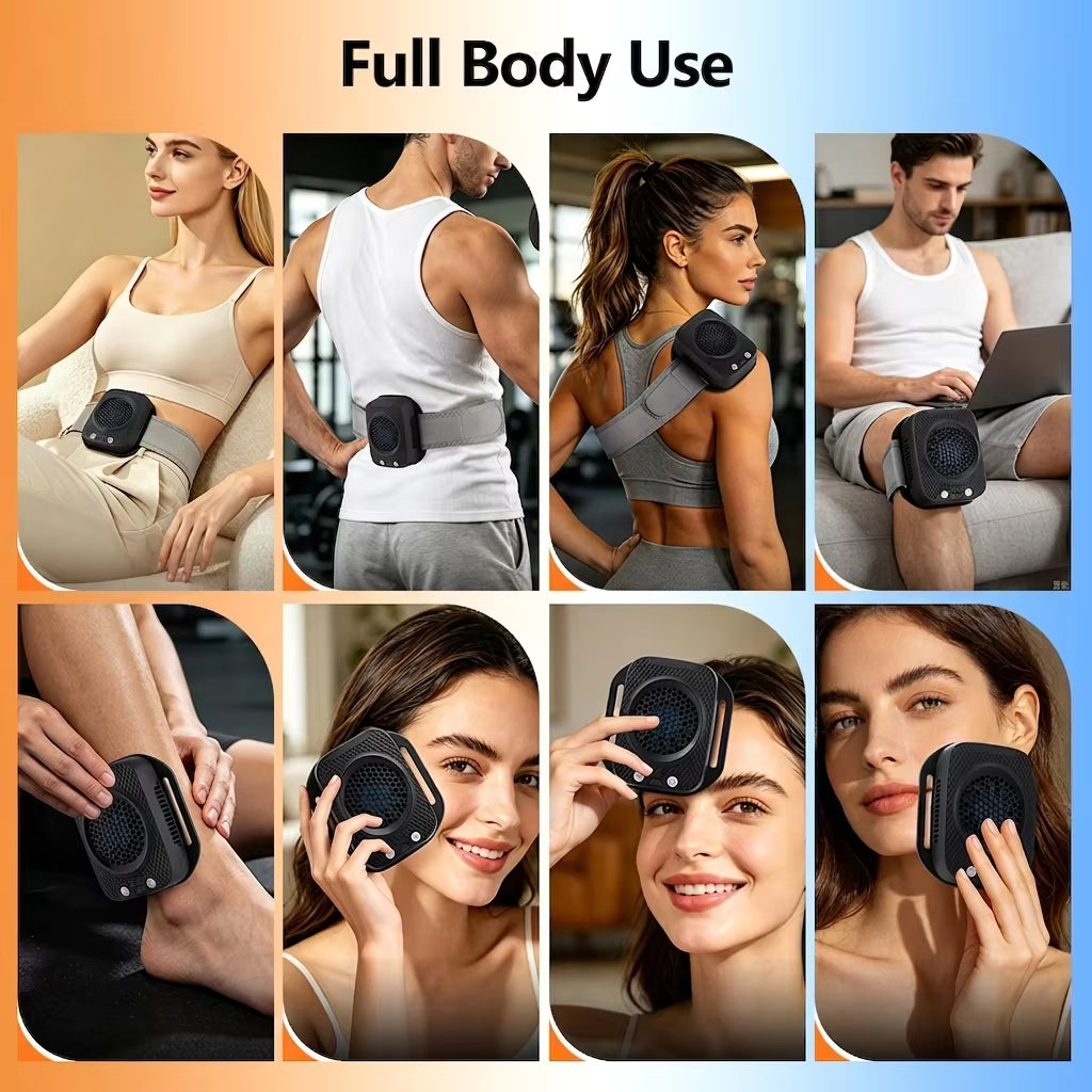 Smart Dual-Head Massage Pen with 5 Modes & 10 Intensity Levels