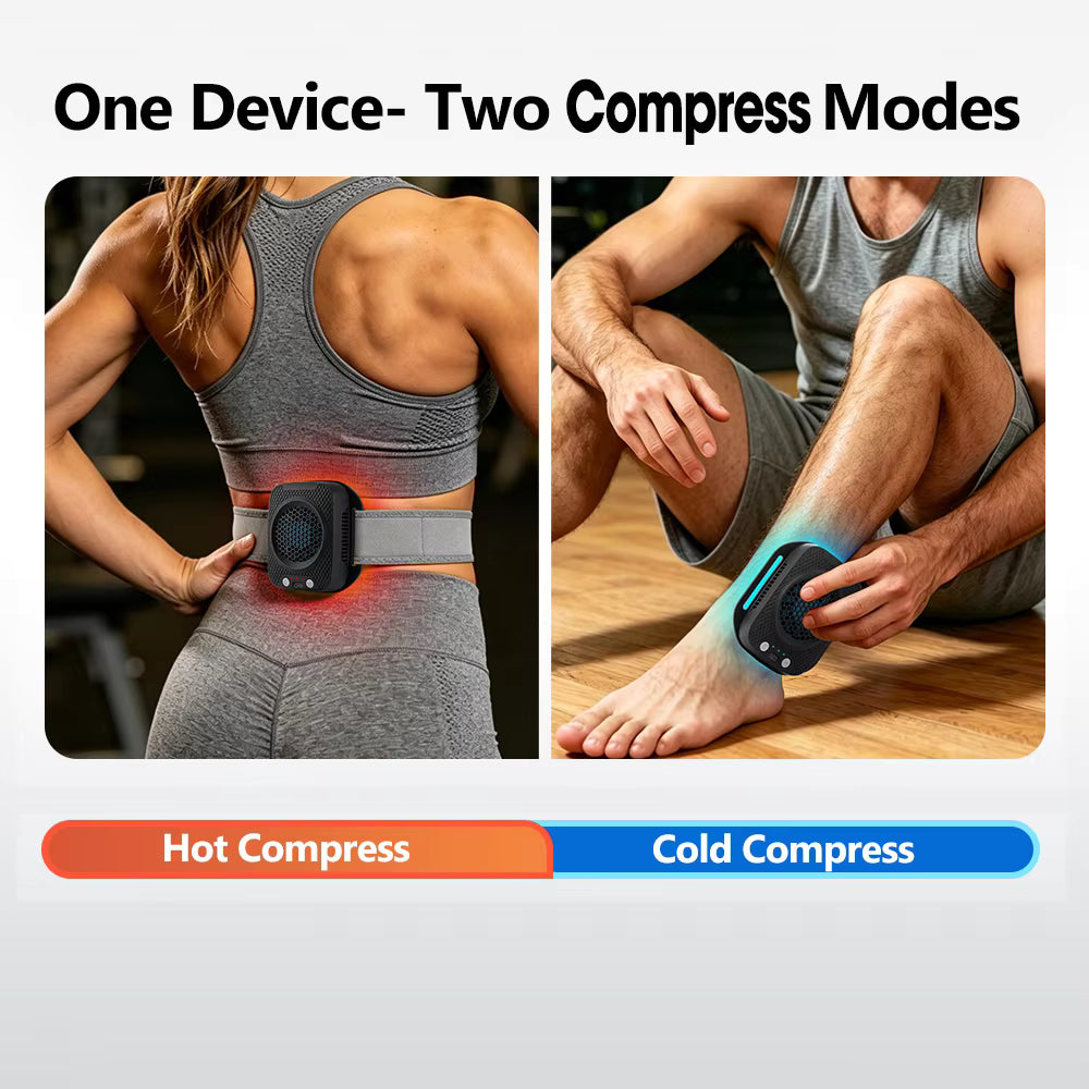 Smart Dual-Head Massage Pen with 5 Modes & 10 Intensity Levels