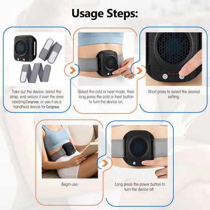 Smart Dual-Head Massage Pen with 5 Modes & 10 Intensity Levels